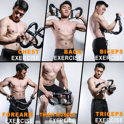 Adjustable Arm Strengthener Grip Bar Chest Expander