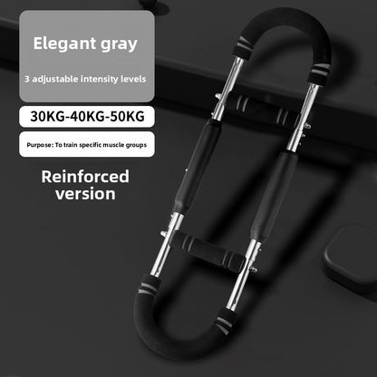 Adjustable Arm Strengthener Grip Bar Chest Expander